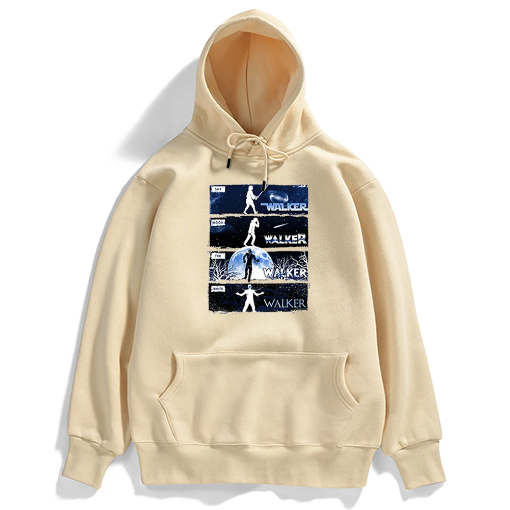 

Sky Moon Combination Pattern Walker Printing Autumn Male Hoodie Big High Quality Man Pullover Fashion Brand Punk Men Tracksuit
