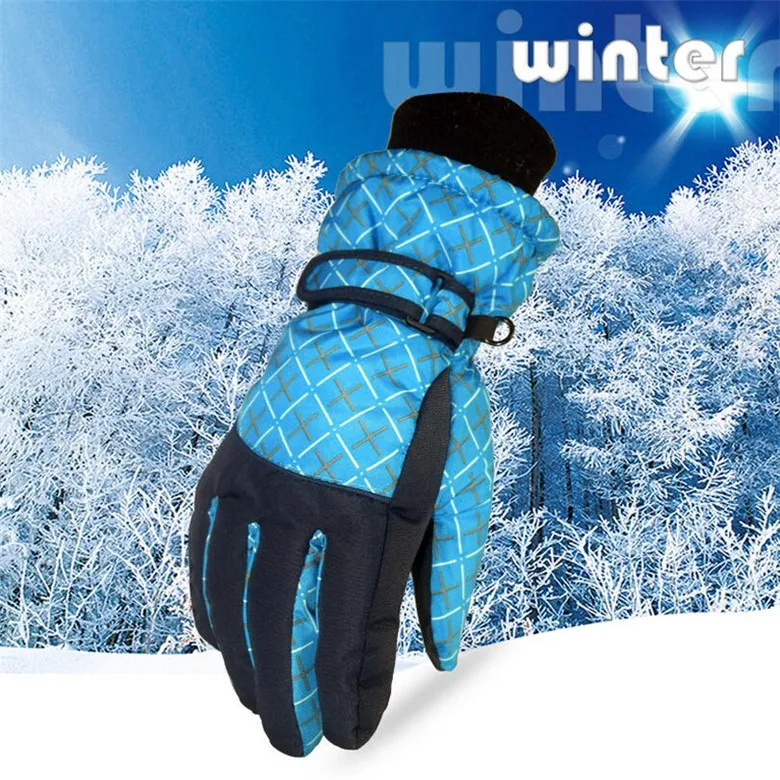 CKAHSBI женские мужские лыжные перчатки зимние водонепроницаемые уличные перчатки для сноуборда велосипедные снежные рукавицы противоскользящие спортивные лыжные перчатки