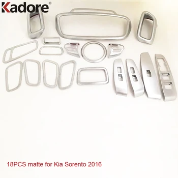 

For Kia Sorento 2016 2017 2018 Air Conditonnal Vent Center Control Window Rise Headlight Switch Door Handle Cover Accessories