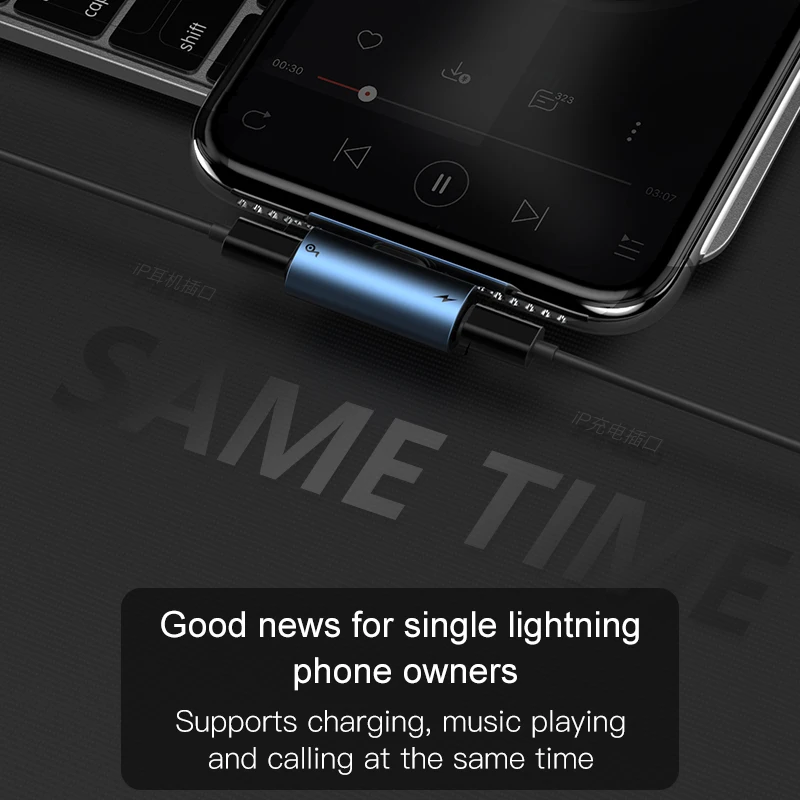 2 в 1 для apple lightning до 3,5 мм разъем для наушников адаптер аудио Зарядка конвертер для iPhone xs max xr x 8 7 6s plus наушники