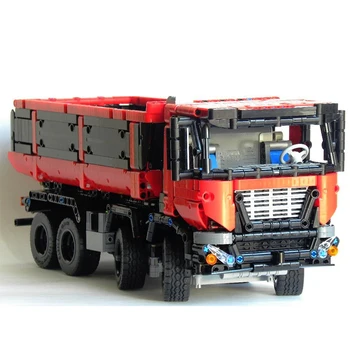 

BuildMOC City Police NextGen SCANIA Truck Truck Building Blocks Sets Ship Vehicle Technic Educational Bricks Playmobil Toys
