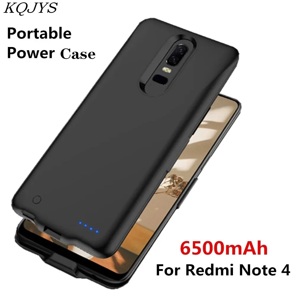 Портативный внешний аккумулятор KQJYS чехлы для зарядного устройства Xiaomi Redmi Note 4