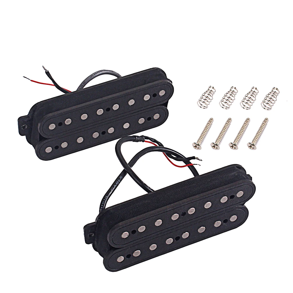 

Set of 2 Alnico 5 Copper Double Pickups for 8 String Electric Guitar