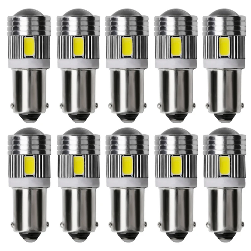 10 шт. BA9S T4W T11 Светодиодный лампочки Canbus 5630 6 SMD Нет Ошибка Лампы для чтения Стоянкы
