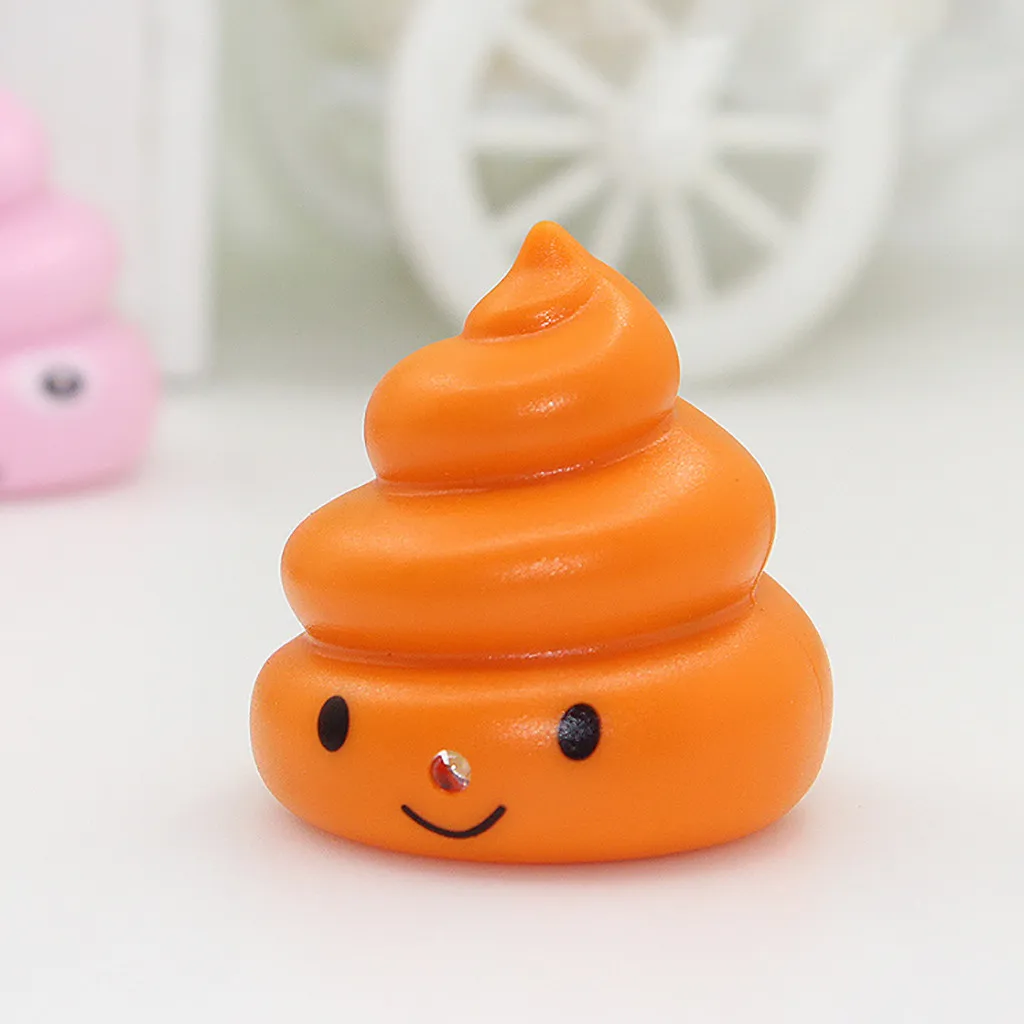 Милые мягкие игрушки Poo Форма светодиодный светильник и звук лампа флэш-светильник брелок детский подарок игрушка L723