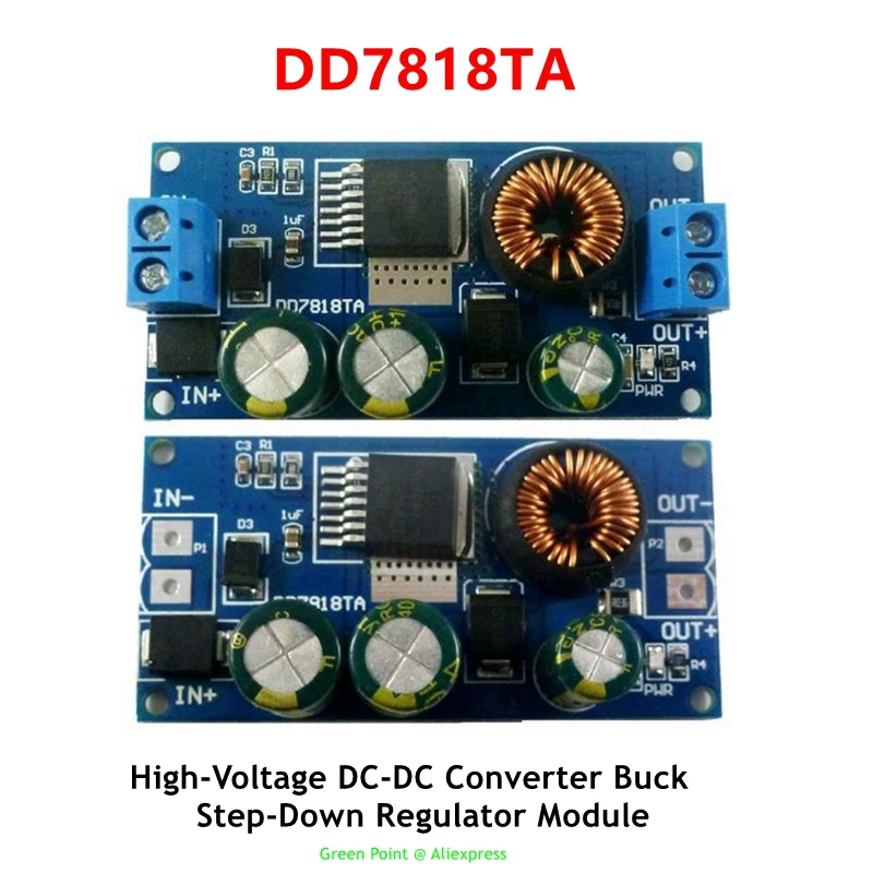 High-Voltage EBike DC-DC Converter Buck Module 80-24Vto15V 12V 9V 6V 5V 3.3V 
