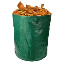 Садовый пакет из 3 больших 272L садовых мешков для мусора(H76 см, D67 см) N1HA
