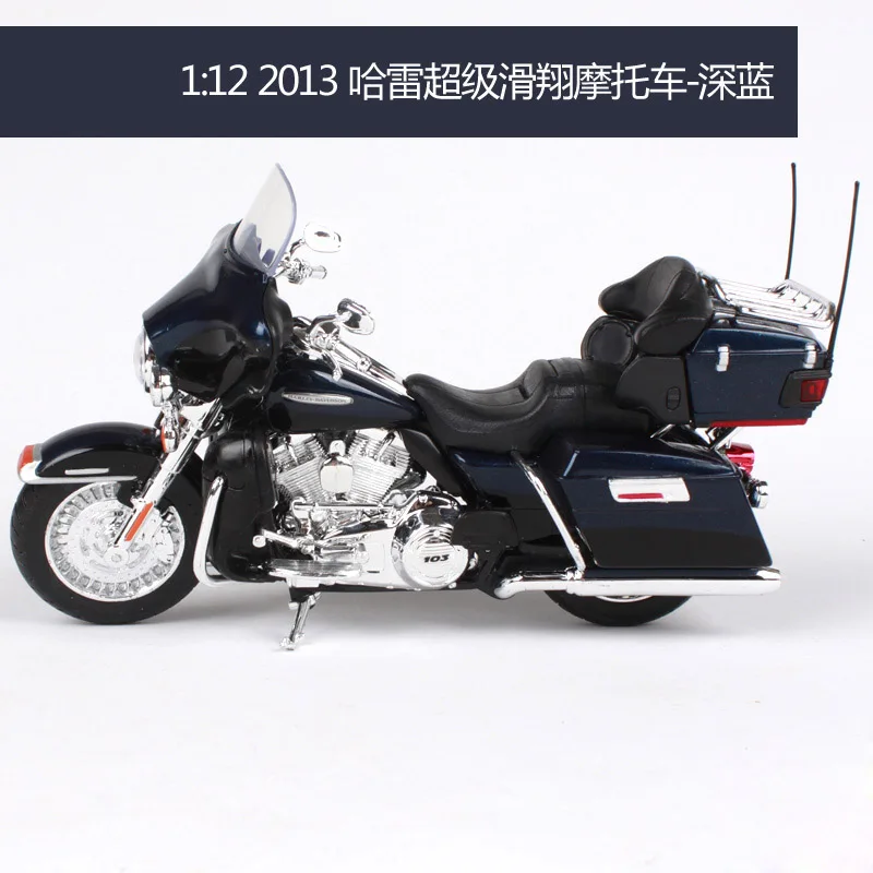 Maisto 1:12 Harley Davidson 2013 FLHRC King классические женские мотоциклетные сапожки металлические модельные игрушки для детей, игрушки в подарок на день рождения Коллекция