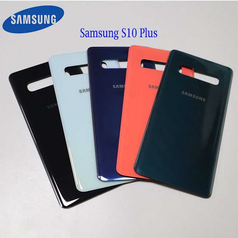 

Original Replacement Battery S10 Plus 3D Glass Housing Back Cover Door Glass For Samsung S10 Plus SM-G9750 Back Cover Case Back