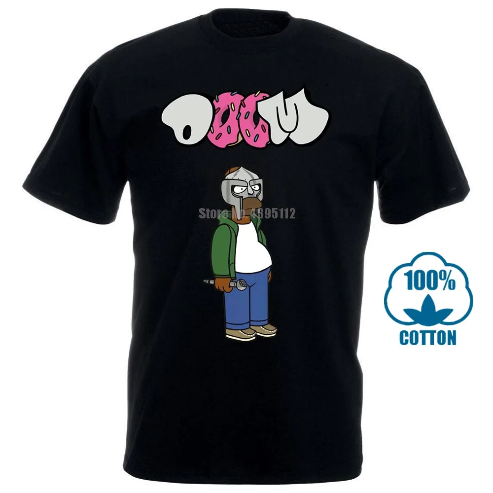 Mf Doom футболка для мужчин s Модный узор футболки Хлопок Уличная Топы корректирующие Бесплатная доставка Большие размеры