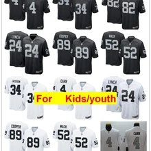 Молодежные Детские футболки с Оклендом Дереком карром маршаном Линчем Халилом маком Бо Джексоном Амари Купером Джорди Нельсоном Хоуи