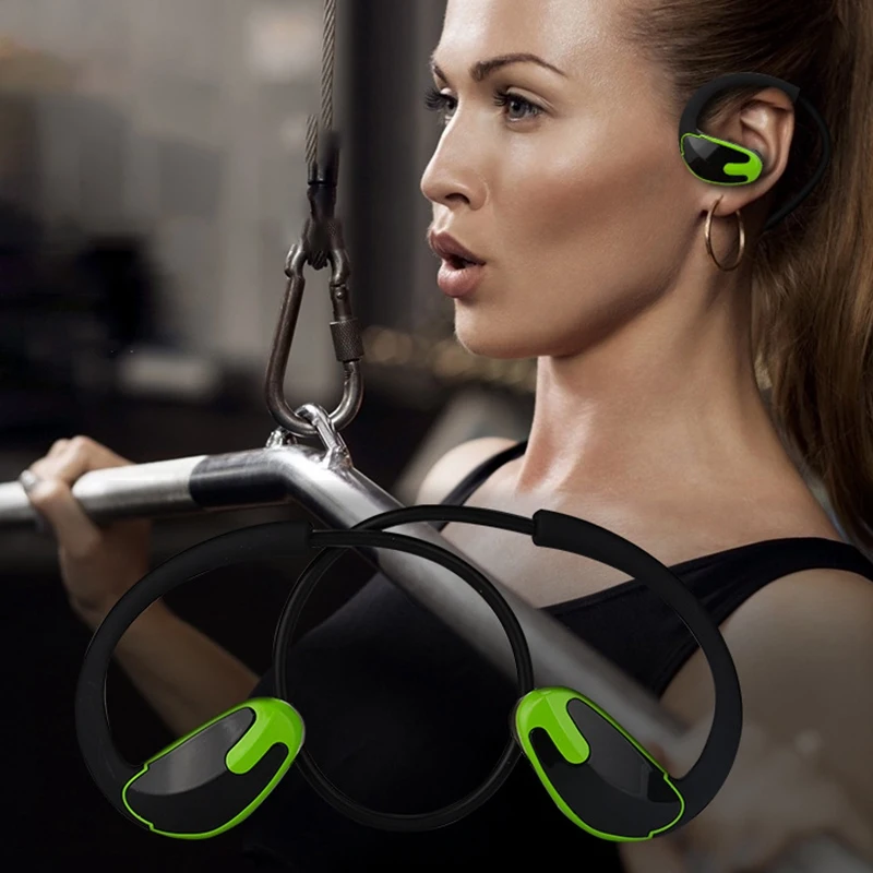 Wireless Rear Mounted Bluetooth Headset After Business V4 1 Wireless Sports CSR High End R8 Bluetooth Headset