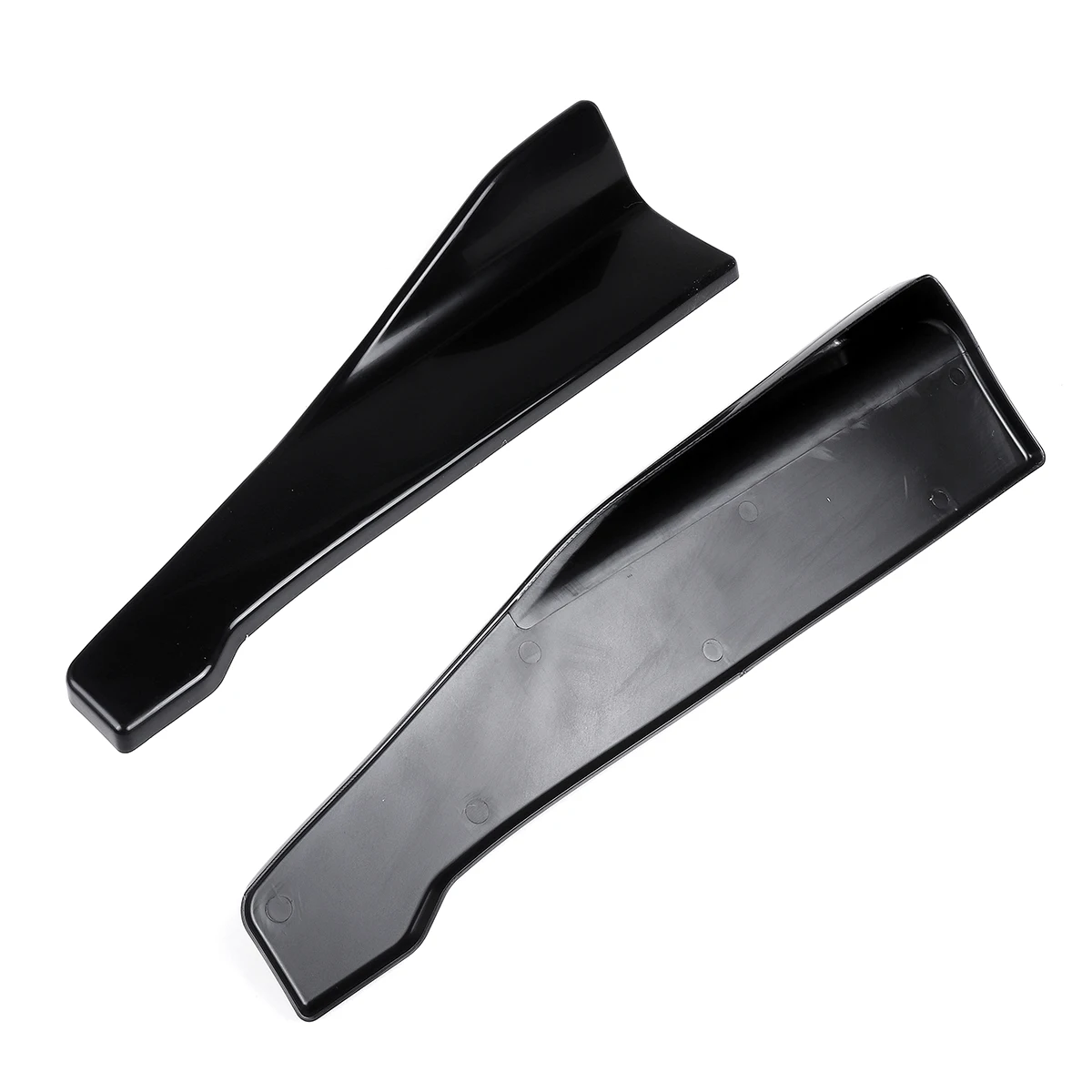 34cm/48cm Universal Car Rear Bumper Lip Splitter Winglets Canards Side Skirt For Cars Rocker Diffuser For BMW For Benz For Audi