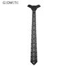 New Arrival Black Matte Plexiglass Acrylic Fashion Plaid Necktie Slim Men Women All Matched Accessory Wedding Business Party ► Photo 2/6