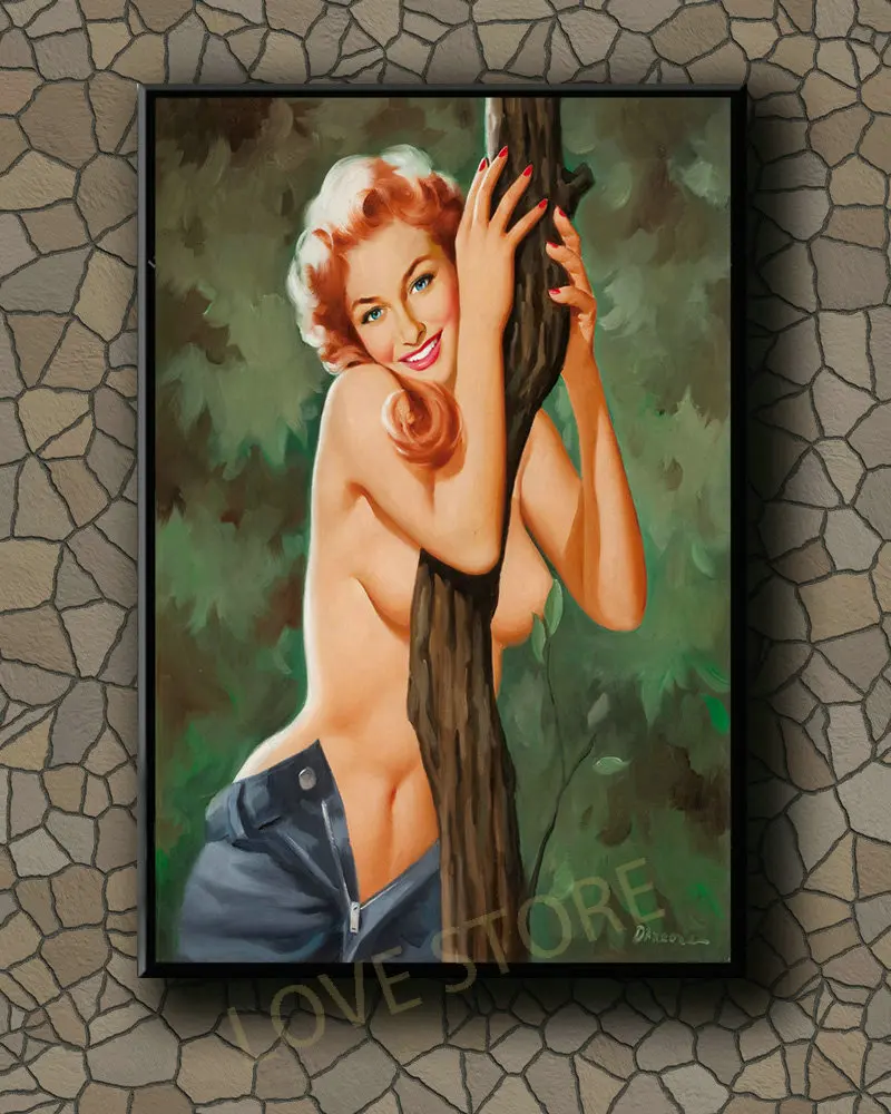 

P072, винтажный красивый постер для девочек, Классическая картина, 191 шелковая ткань, художественный декор, фотоподарок