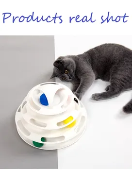 

CAT AND DOG TOYS, PET SUPPLIES, TURNTABLE TOYS, EDUCATIONAL TOYS, FOUR-LAYER CAT TOWER, CAN BE INSERTED INTO FUNNY CAT STICKS