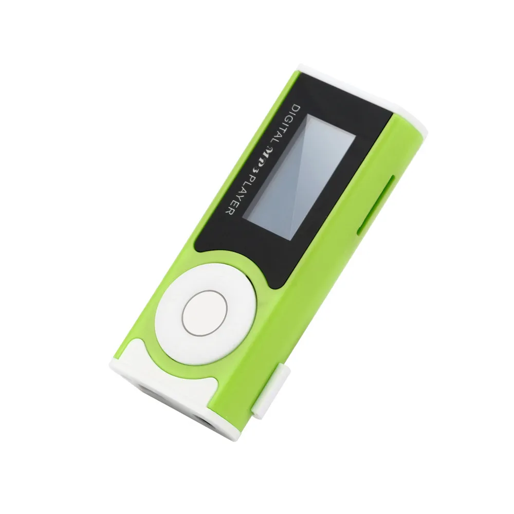 USB мини MP3 плеер ЖК-экран Поддержка 32 ГБ Micro SD TF карта Малый Объем мобильный диск для хранения функция