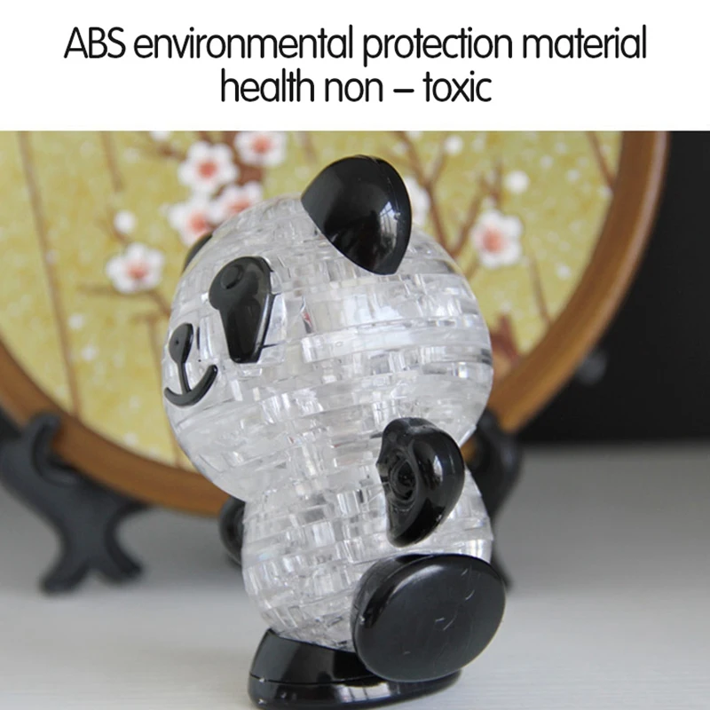 Diy головоломка, украшение, мебель, развивающие игрушки, 3D панда, светящаяся игрушка для моделирования, игрушки для детей и взрослых, головоломка