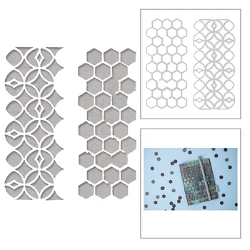 

2020 New Hot Lace Metal Cutting Dies Scrapbooking Paper Debossing Background and Stencils For Foil Die Cut Crafts Sets No Stamp