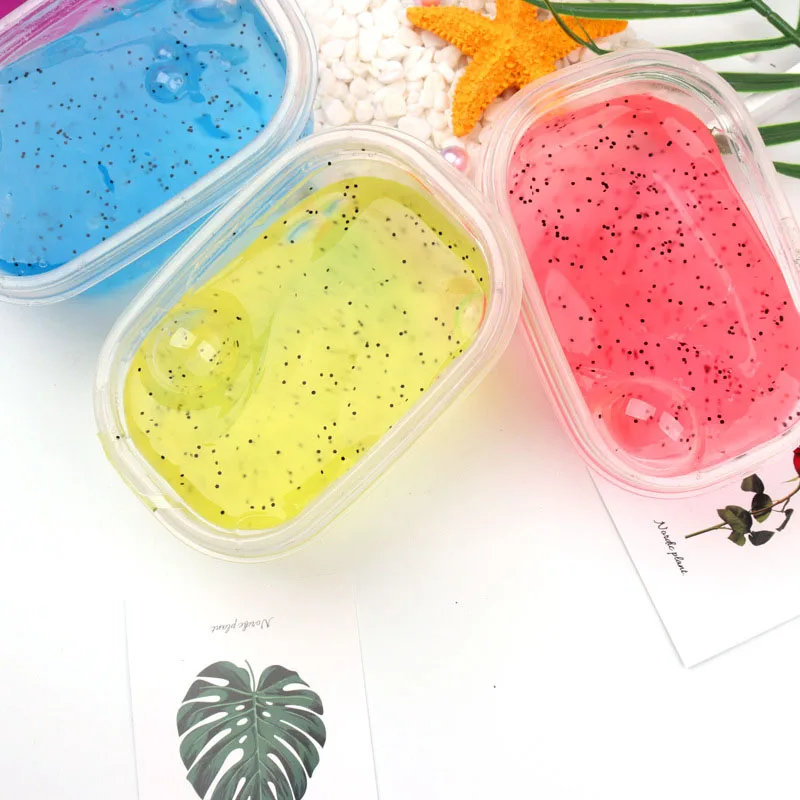 Пенящаяся пластиковая кристаллическая глина декомпрессия Qiansi Mud jam Mud руководство Интерактивная декомпрессионная игрушка Интеллектуальный набор для усиления
