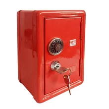 

Mini Metal Safe, Household Safe Box, Creative Piggy Bank, Key Safe, Desktop Decoration