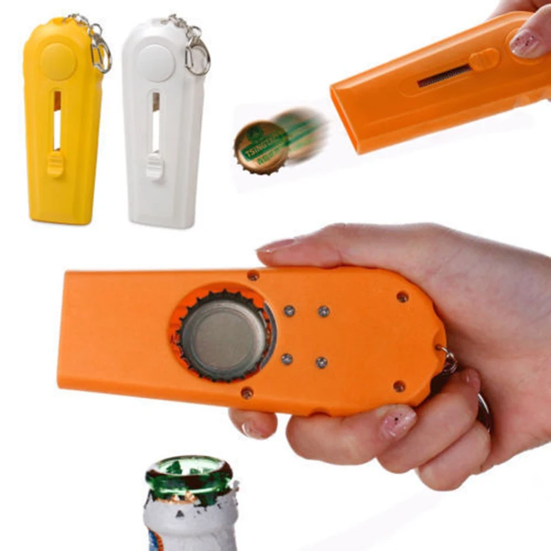 

Cap Launcher Shooter Fire Hat Key Ring Capsule Zappa Bottle Beer Opener