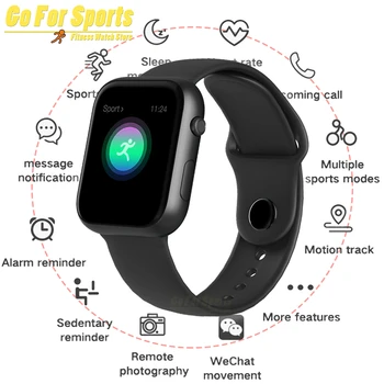 

SX16 Smart Watch Men for Apple Watch Women Heart Rate Blood Pressure Fitness Bracelet Bluetooth Smart Band Multi-Straps pk A1 Z6