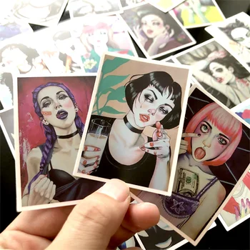 

25 pieces Violent Sexy girl stickers for Wall decor fridge motorcycle Bike laptop car stickers toys