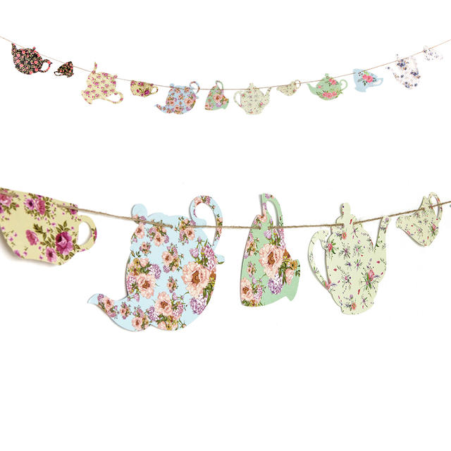 Party Garland with Floral Print