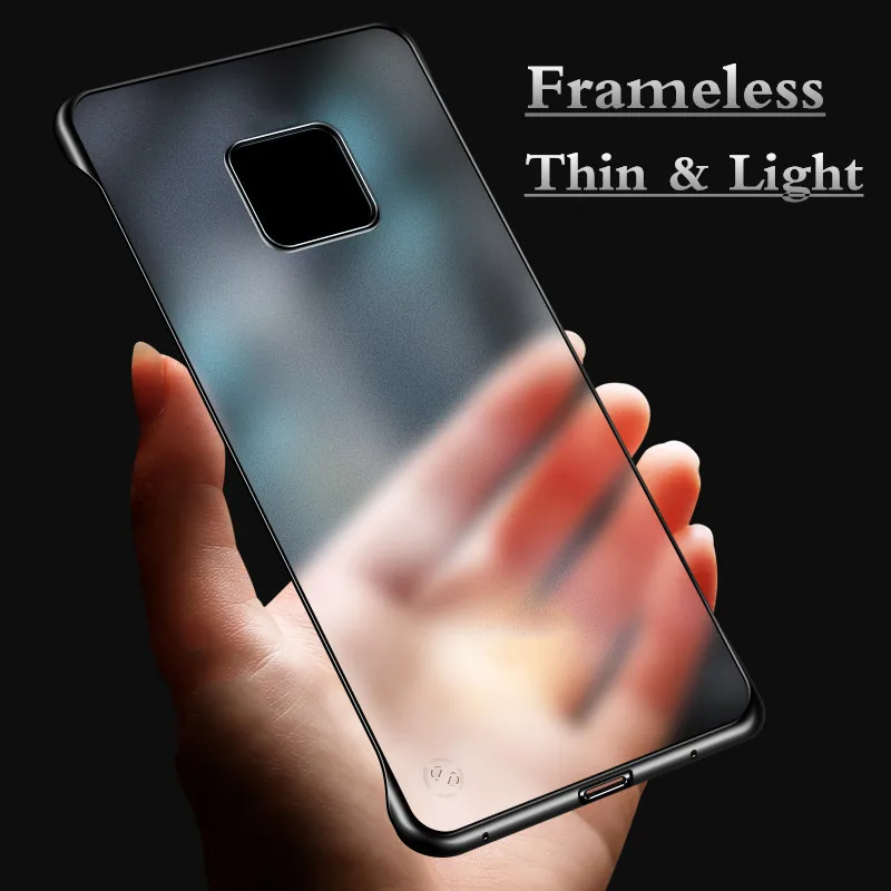 Luxury Frameless Matte Hard PC Shockproof Phone Case - Premium Back Cover