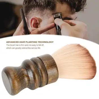 

Professional Neck Face Hair Remover Brush Children Adult Hair Dust Cleaning Sweeping Soft Brush Hair Salon Accessory