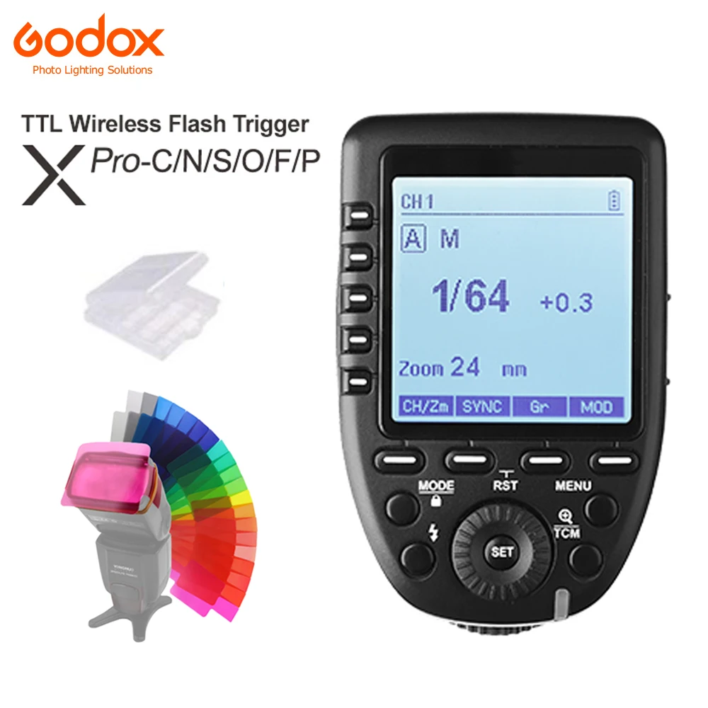 Godox Xpro Series Flash Trigger Transmitter Xpro C/N/S/F/O for all Type