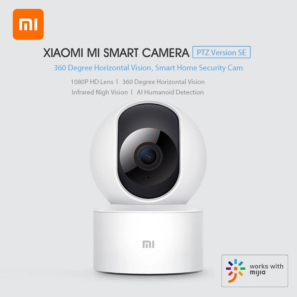 Камера Xiaomi PTZ SE 1080P HD умная домашняя камера безопасности Mi инфракрасное ночное