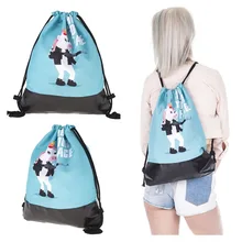 Лидер продаж, пуловер со шнурками сверху мешочек из фланелета с кожаной подошвой в европейском и американском стиле, Лидер продаж, женский рюкзак с кулиской B