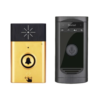 

Wireless Intercom Doorbell Home Wireless Voice Doorbell Support Two-way Voice Intercom With 1 Transmitter 1 Receivers
