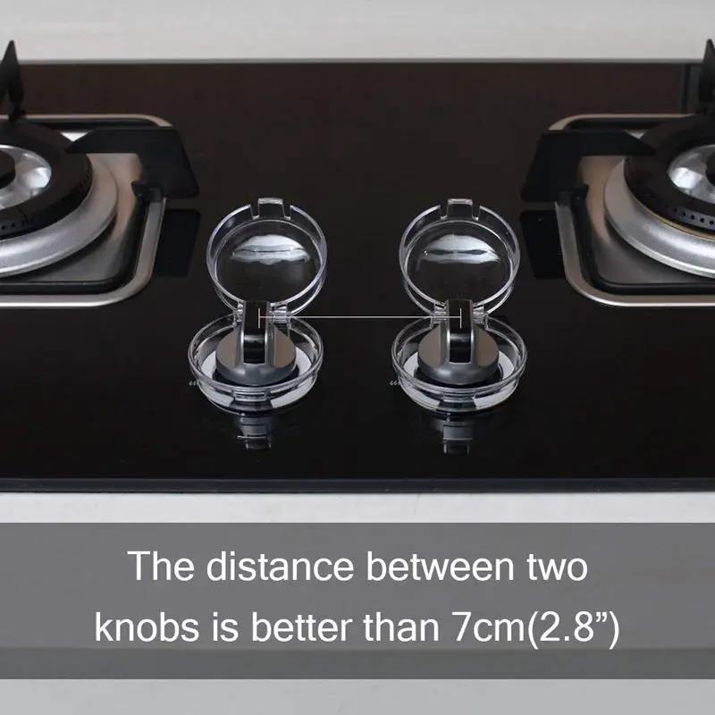 6 Pack Mini Covers, Suit For Small Gas Knob,Safety Children Kitchen Stove Knob Covers