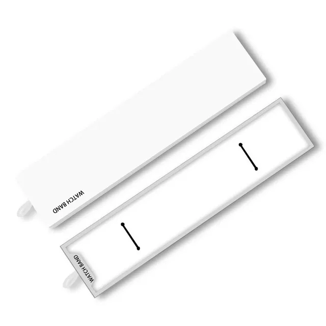Simple Watch Strap Box Case for Apple Watch Band 6 5 4 3 Box Paper Pack 38/40/42/44MM for iWatch series  Band 20MM 22MM 1PCS White