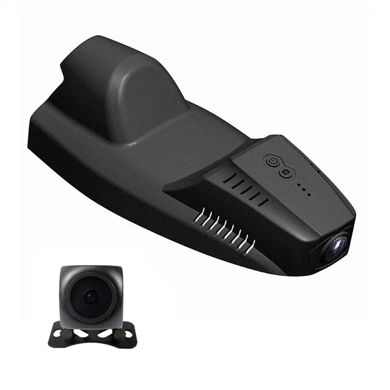 dual lens 1080P Автомобильный Wifi DVR для Ford Escape Kuga 2013 Автомобильный видеорегистратор Novatek 96655 видеорегистратор две камеры - Название цвета: dual lens