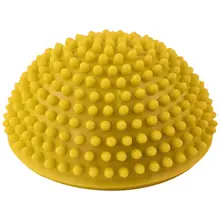 Йога половина мяч физический фитнес прибор мяч для тренировки баланса Точка Массаж шаговые камни баланс стручки тренажерный зал Йога Пилатес крик