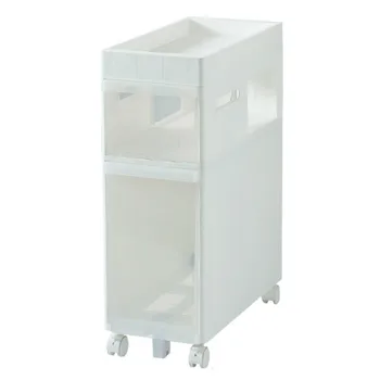 

Bathroom Seam Reception Cabinet Bathroom Washing Table Storage Cabinet Toilet Reception Rack Side Cabinet Narrow Seam Stora