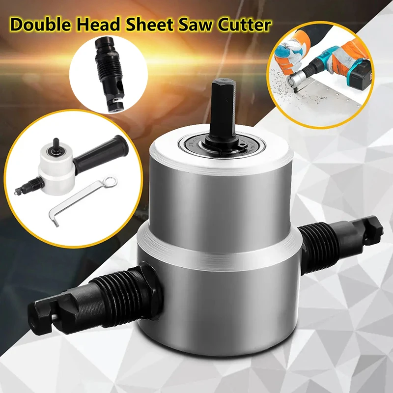 DoubleHeadedSheetMetalPunchingScissorsRackElectricDrill