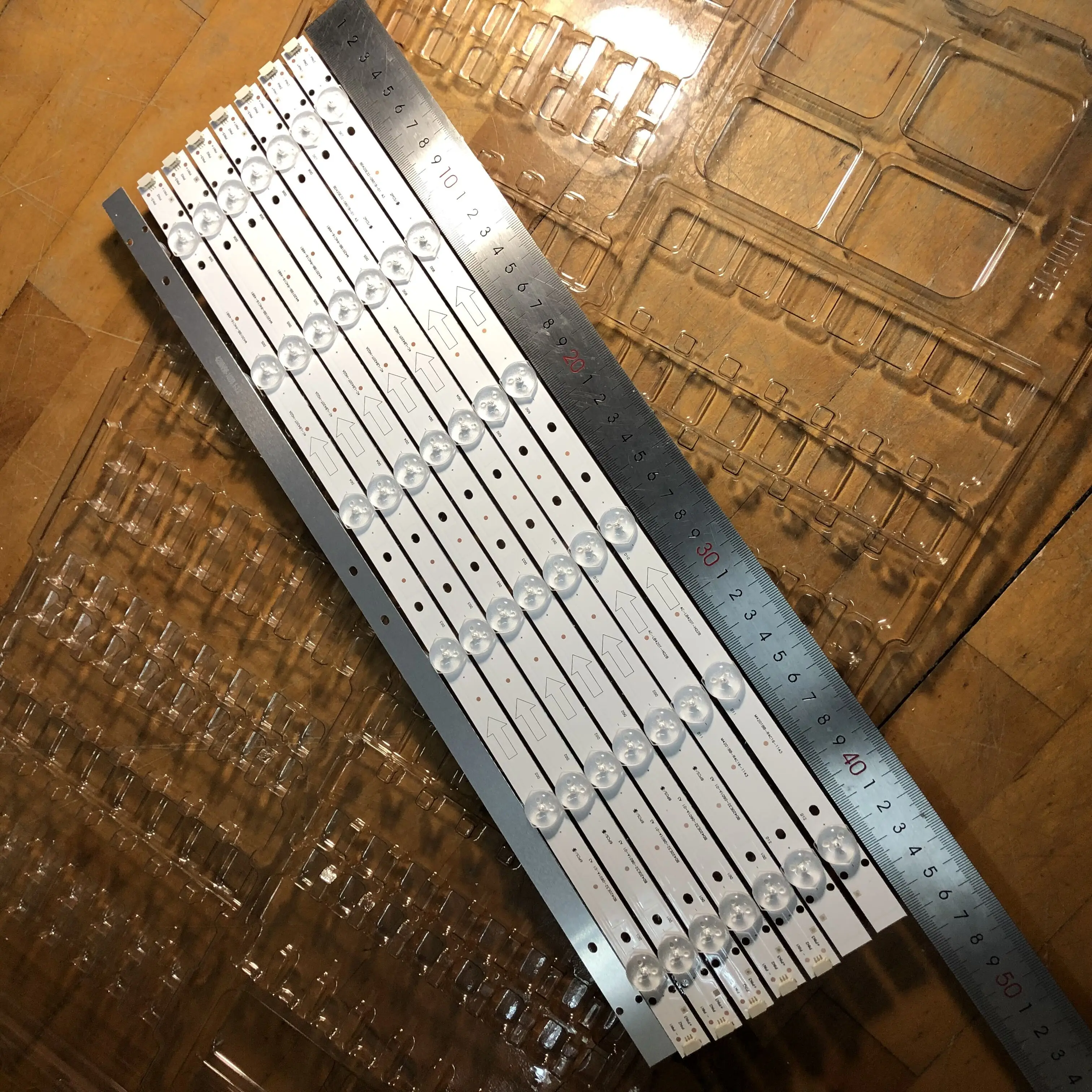 80 шт = 10 шт./набор, тест для TCL 42E10 L42F3308B L42F3309B 4C-LB420T-HQ2A/HQ2B 1 шт. = 6led 458 мм