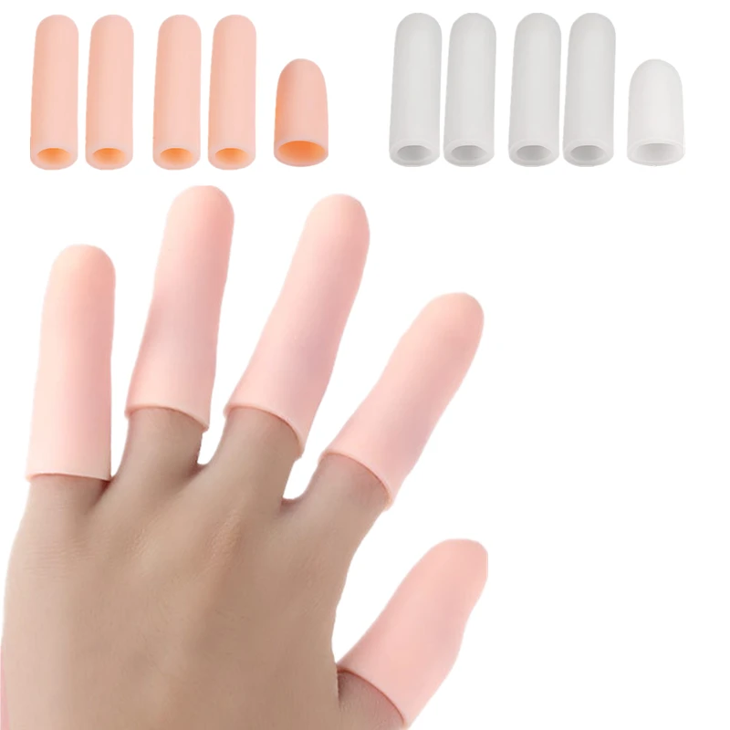 5 Pcs Silicone Gel Tubes Finger blister Protection Foot Blister Protect