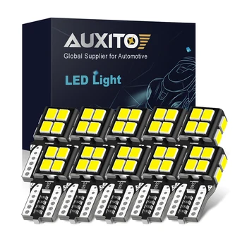 

10Pcs T10 W5W LED Canbus 194 168 Bulb Car Interior Light for Renault Logan Duster Megane 2 Subaru Forester Legacy Kia Rio K2 K5