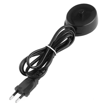 

Replacement Electric Toothbrush Charger Model 3757 Suitable For Braun Oral-B D17 Oc18 Toothbrush Charging Cradle Black Eu Plug