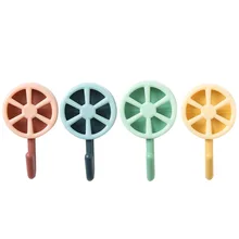 

Universal hook Small Hook Strong Adhesive Keys Wall Hanging Punch-Free Seamless Sticky Hooks Coat Rack hook up Household storage