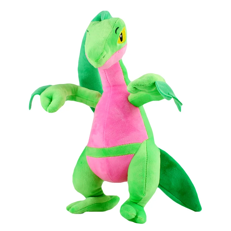 33 см grovstyle мягкая плюшевая кукла игрушка милый мультфильм животное Treecko Peluche карманная кукла для детей Рождественский подарок