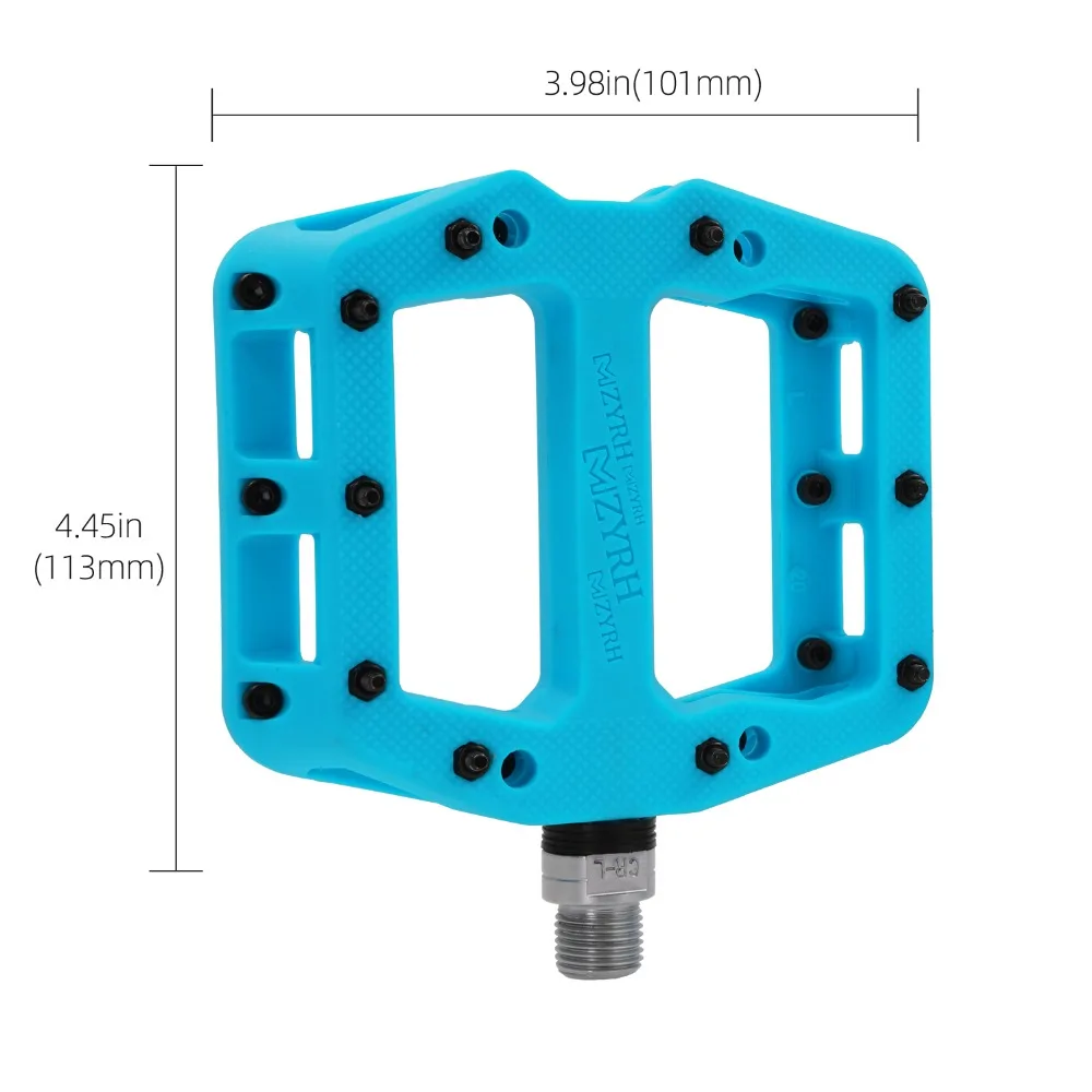 Ansjs MTB педали, педали для горного велосипеда, Легкие нейлоновые волокна, велосипедные педали на платформе для BMX MTB 9/16"
