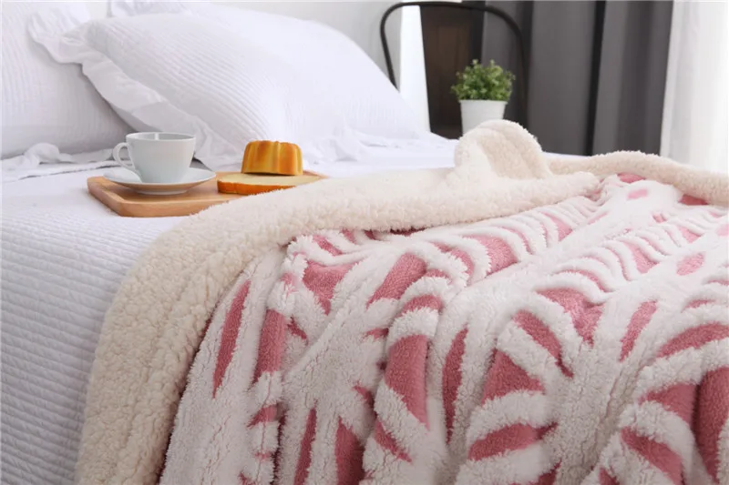 Взвешенная фланель, Флисовое одеяло зимний взрослый мягкий толстый плед с искусственной меховой подкладкой для дивана кровати дивана Frazadas Mantas De Cama Cobertor