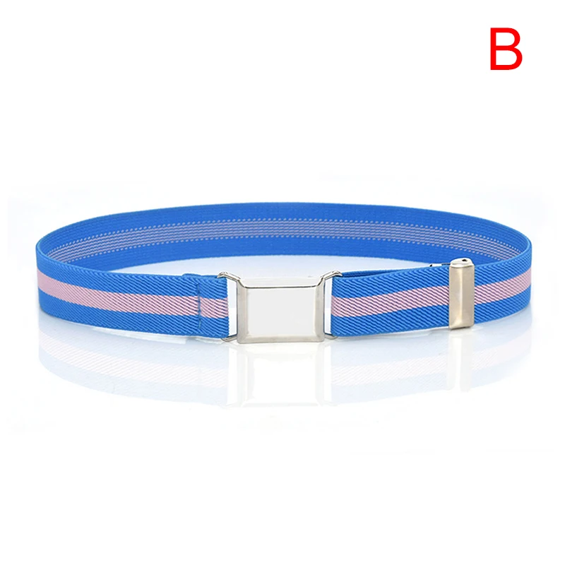 Adjustable Belt Kids Children Stretch Elastic Canvas Waistband Easy Buckles Belt mens fabric belts Belts